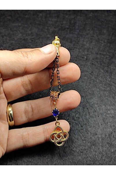 İskeçe Tesbih Επιχειρηματική Ασημένια Φούντα Ροζάριο