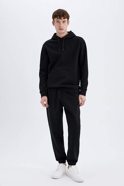 DeFacto Tepláky Regular Fit s vreckami a elastickou légou v páse 25K801T02694