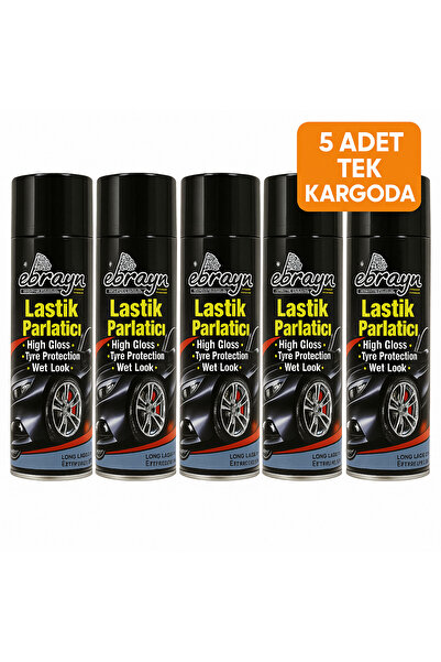 TR EBRAYN LASTİK PARLATICI PREMIUM AEROSOL 500 ML 5 ADET