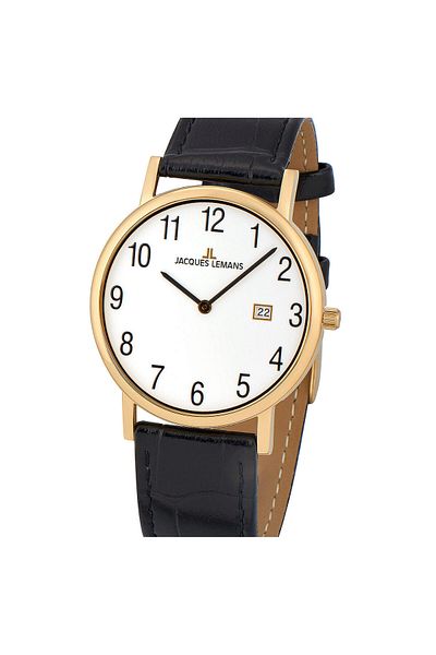 Jacques Lemans Ceas bărbătesc Jacques Lemans 1-1848D, cuarț, 39 mm, 5ATM
