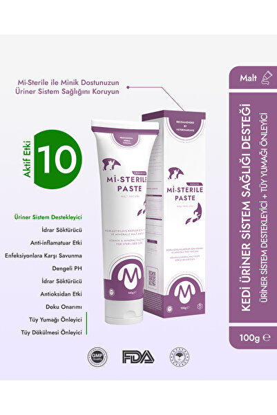 Miniklisi Kısır Kedi Malt Macunu 100 gr Mi-Sterile Paste