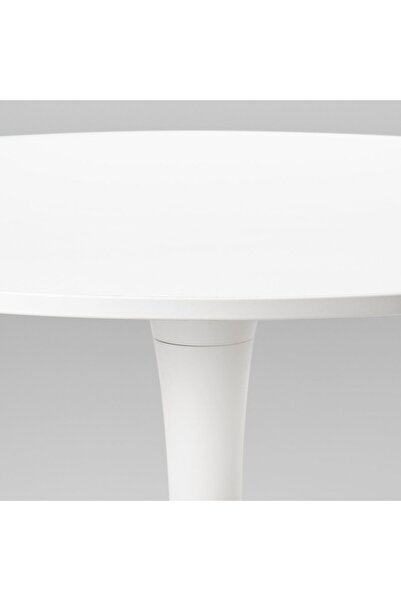 IKEA yuvarlak mutfak masası, beyaz, 4 kişilik, 103 cm