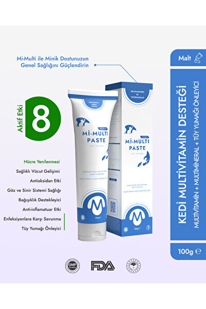Miniklisi Kedi Multivitamin Malt Macunu 100 gr Mi-Multi Paste