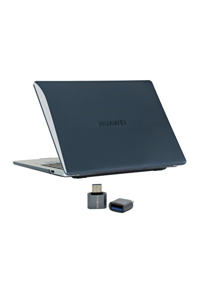 SyncCase Huawei Matebook D14 Kılıf Kristal Parmak Izi Yapmaz Koruyucu (2023-2...