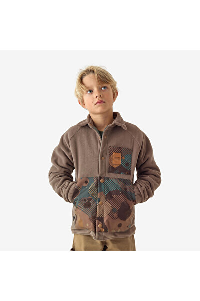 Decathlon Solognac Çocuk Uzun Kollu Avcı Gömleği - Kahverengi - Avcılık ve Do...