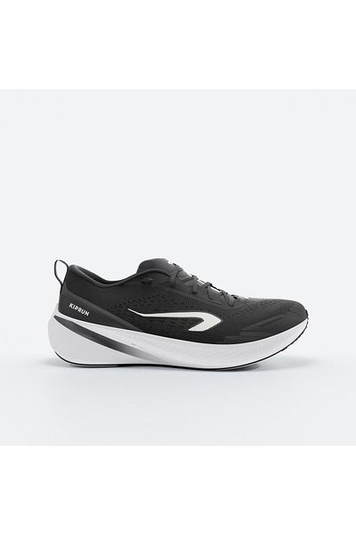 Decathlon Kiprun Men's Running Shoes - White/Black - Kiprun Cushion 500