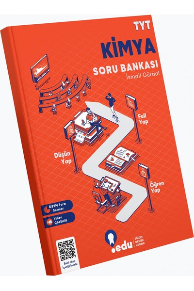 edu eğitim destek uzmanı Edu Yayınları Tyt Kimya Soru Bankası