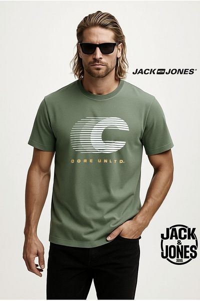 Jack & Jones Jcovibrant Tee Ss Crew Neck Styd Aw24