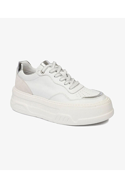 Greyder Kadın Beyaz Gümüş Sneaker Ayakkabı 4Y2SA59041