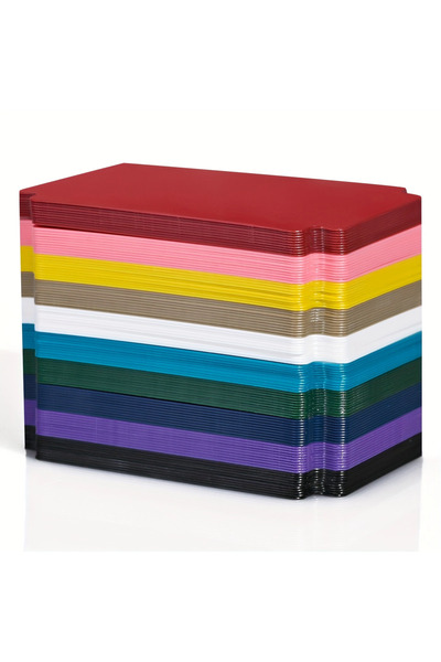 Choice 100 قطعة من فواصل بطاقات التداول لصندوق التخزين، فواصل متعددة الألوان،...