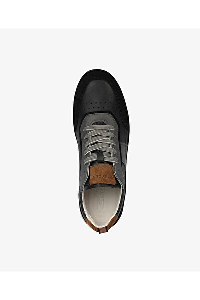 Greyder Erkek Siyah Hakiki Deri Casual Ayakkabı 4Y1UA17580