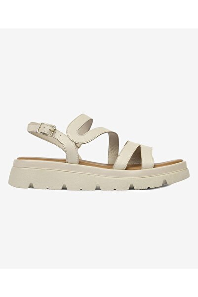 Greyder Kadın Bej Hakiki Deri Sandalet 4Y2FS59030