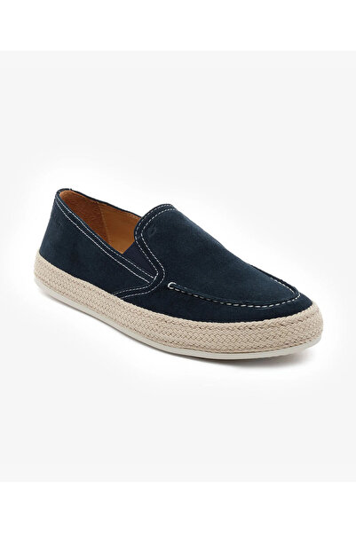 Greyder Erkek Lacivert Hakiki Deri Loafer Ayakkabı 5Y1LA18481
