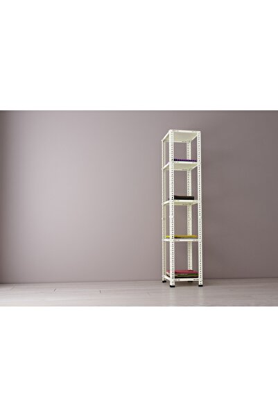 RafBurada 31x31x150 Cm Krem Çok Amaçlı Raf - Gardırop