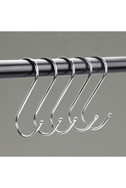 RafBurada 25 Adet Çok Amaçlı S Kanca - Aksesuar Kancası 7.5 Cm