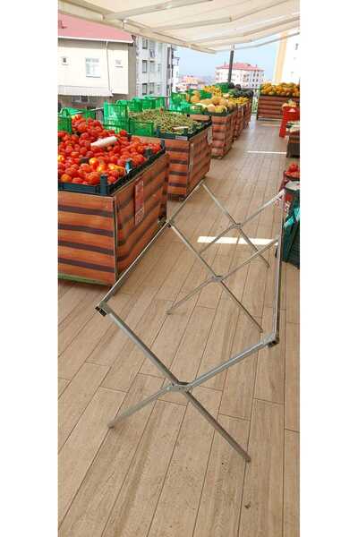 RafBurada Çok Amaçlı Galvaniz Kaplı Kampet Ayağı (SADECE DEMİRİ)