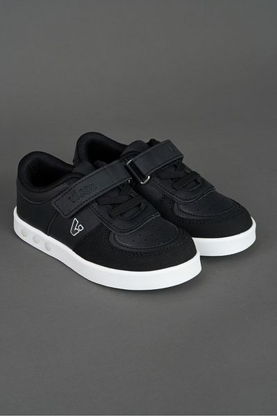 Vicco Sam Model Lighted Unisex Baby and Kids Sneakers Black Sneakers