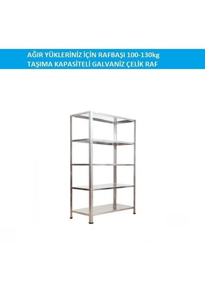 RafBurada Ράφι βαρέως τύπου 5 επιπέδων 43x93x200cm 100-130kg Χωρητικότητα μεταφοράς.