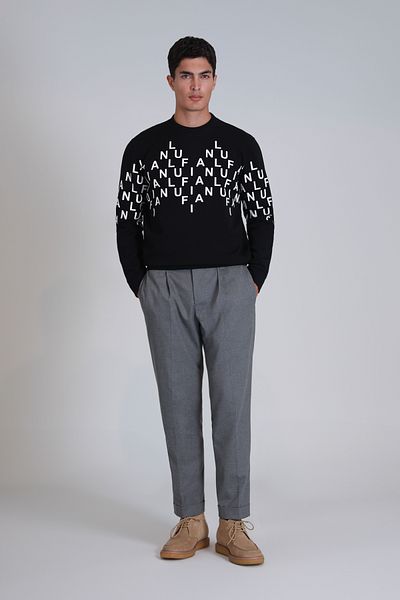 Lufian Men's Black Rose Sweatshirt