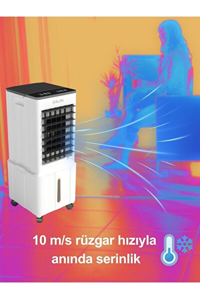 gblok Ga-dl2 12Lt Portatif Hava Soğutucu Nemlendirici, Hava Temizleyici