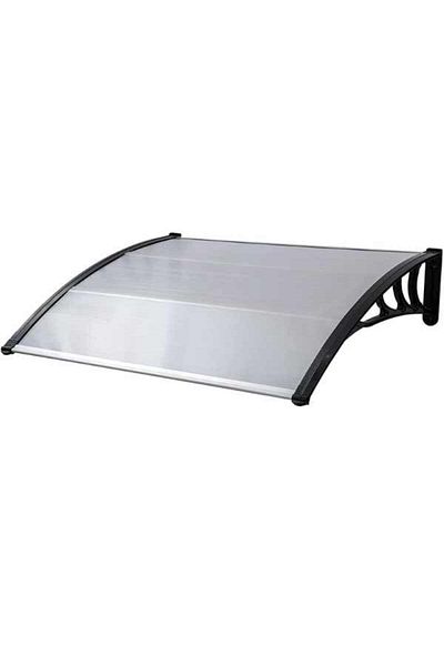 Mercaton Copertina din Policarbonat 5 mm, 850 g/m² si Aluminiu, Maro, 200x96x27 cm