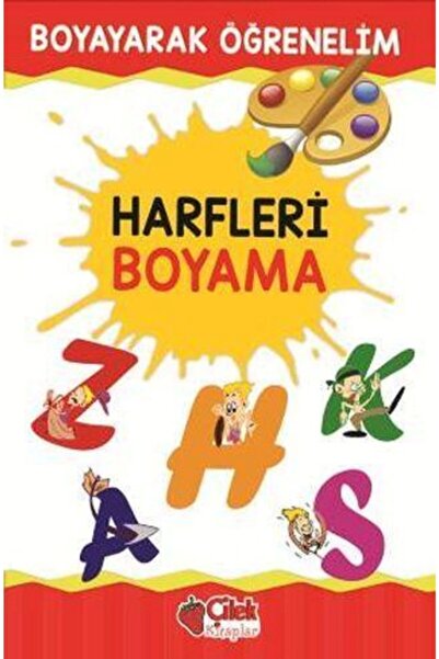 Çilek Kitaplar Painting Letters - Let's Learn by Painting