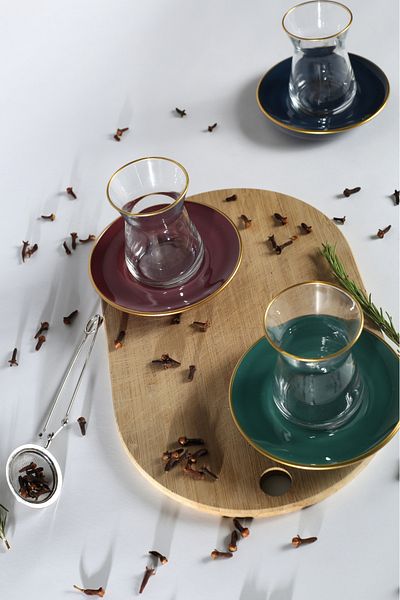 Rakle Elegant 12 Piece Tea Set
