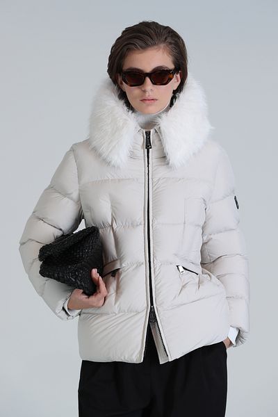 Lufian Ecru Terminal down Women's Coat