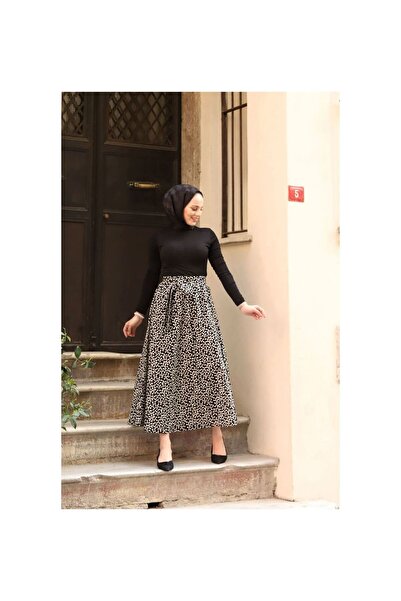 VELLICHOR Черна пола Мевлана с колан