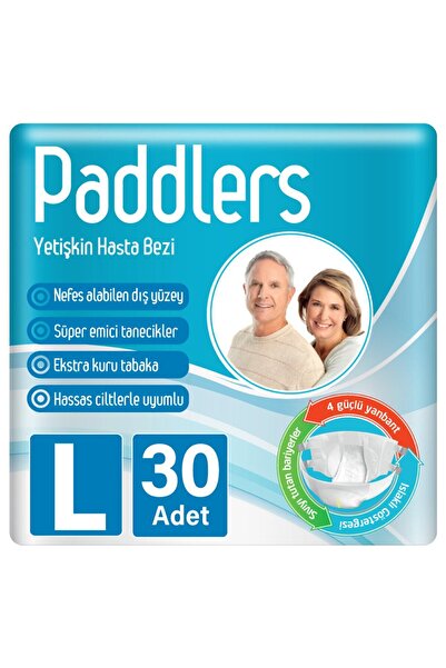 Paddlers Yetişkin Hasta Bantlı Bez Large 30 Adet