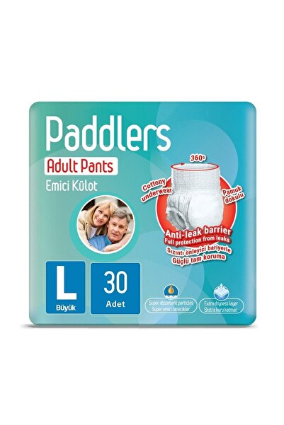 Paddlers Yetişkin Hasta Emici Külot Bez Large 30 Adet