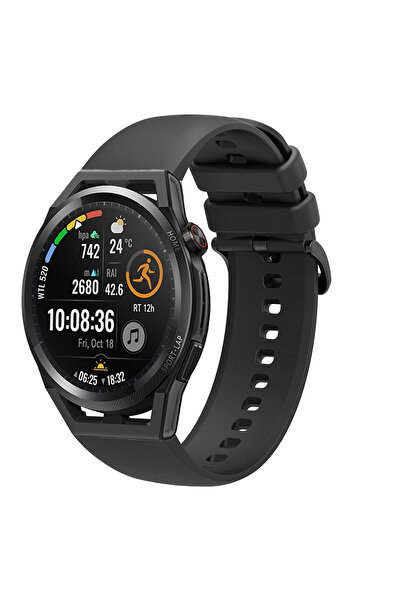 Tagomoon Huawei Watch Gt Runner Uyumlu Yumuşak Dokulu Soft Renk Silikon Kordo...