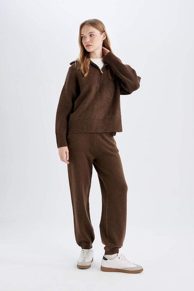 DeFacto Pantaloni de jogging Coool Tricotaj Tesatura cu buzunar Talie cu picioare elastice V4178AZ24CW
