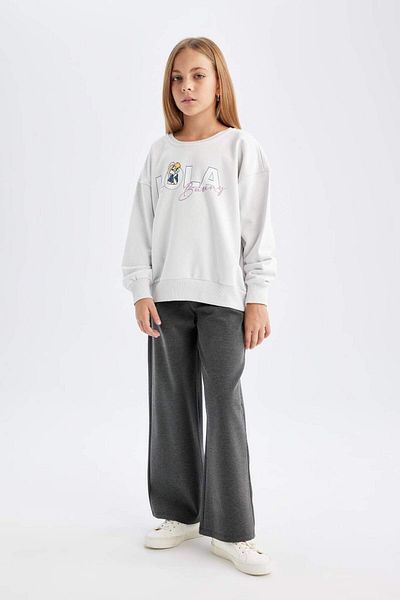 DeFacto Girl's Wide Leg Trousers