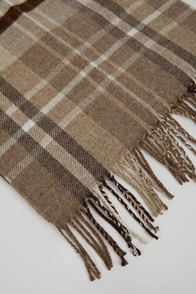 DeFacto Erkek Kareli Dokuma Atkı C8268AX24WN