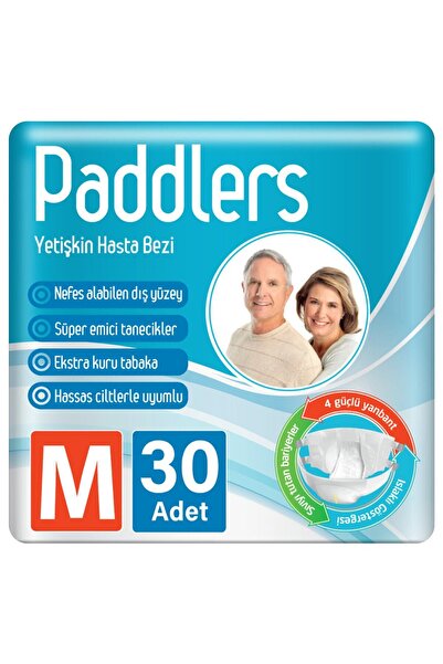 Paddlers Yetişkin Hasta Bantlı Bez Medium 30 Adet