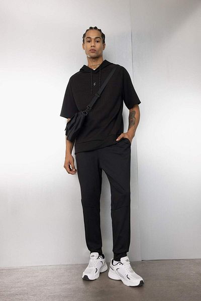 DeFacto Pantaloni de sport DeFactoFit Sportsman Jogger, cu talie standard, cu buzunar elastic C9174AX24AU