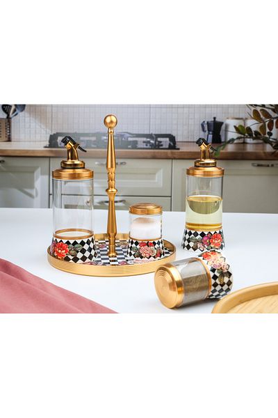 ROY KING Floral Oily Circular Set