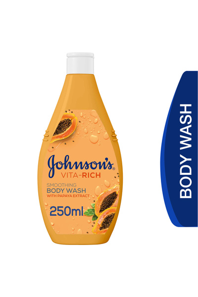 Johnson & Johnson غسول الجسم جونسون فيتا ريتش لتنعيم البشرة 250 مل يغذي البشر...