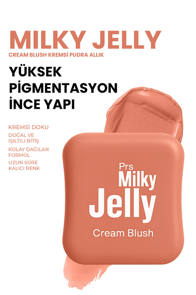 BOOM Milky Jelly Cream Blush Krem Pudra No:05 5 GR