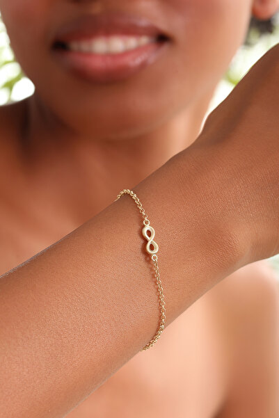 Altınkesesi 14 Ayar Altın Sonsuzluk Bileklik