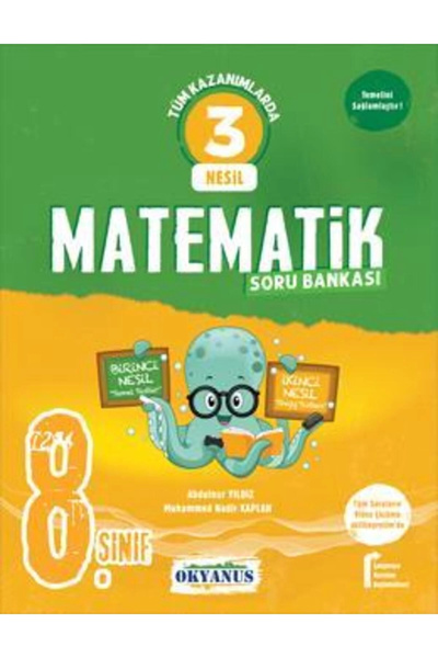 Okyanus Yayınları 8. Sınıf 3 Nesil Matematik Soru Bankası