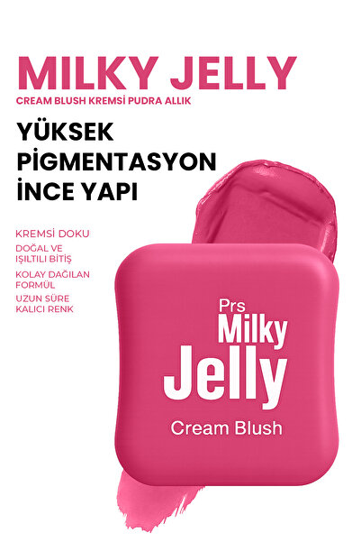 BOOM Milky Jelly Cream Blush Krem Pudra No:03 5 GR