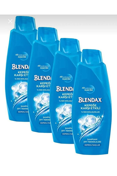 Blendax Kepeğe Karşı etkili (ZPT TEKNOLOJİSİ) 500 ML X 4 ADET SET.