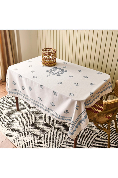 Evidea Soft St Tropez Masa Örtüsü - Gri - 150x150 cm