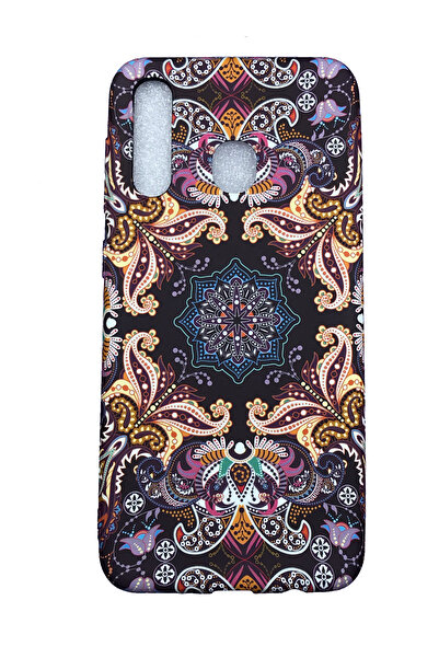 OEM Carcasă compatibilă cu Samsung A50, fosforescentă, violet Mandala, multic...