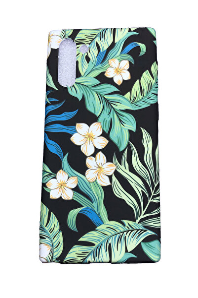 OEM Carcasă compatibilă cu Samsung Galaxy Note 10, fosforescentă, flori