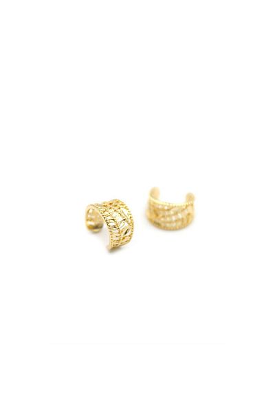 SepetBudur 2-Piece Cartilage Earrings - Gold