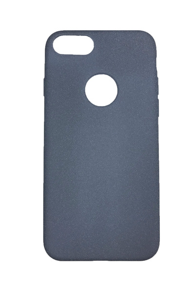 OEM Carcasă compatibilă cu iPhone 7, din silicon texturat, gri nisipos