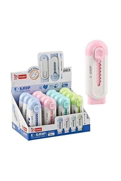 Mikro E20A026 E- RENKLİ SÜRGÜLÜ SİLGİ - TEKLİ